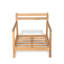 Ensemble de conversation pour patio en bois d'acacia