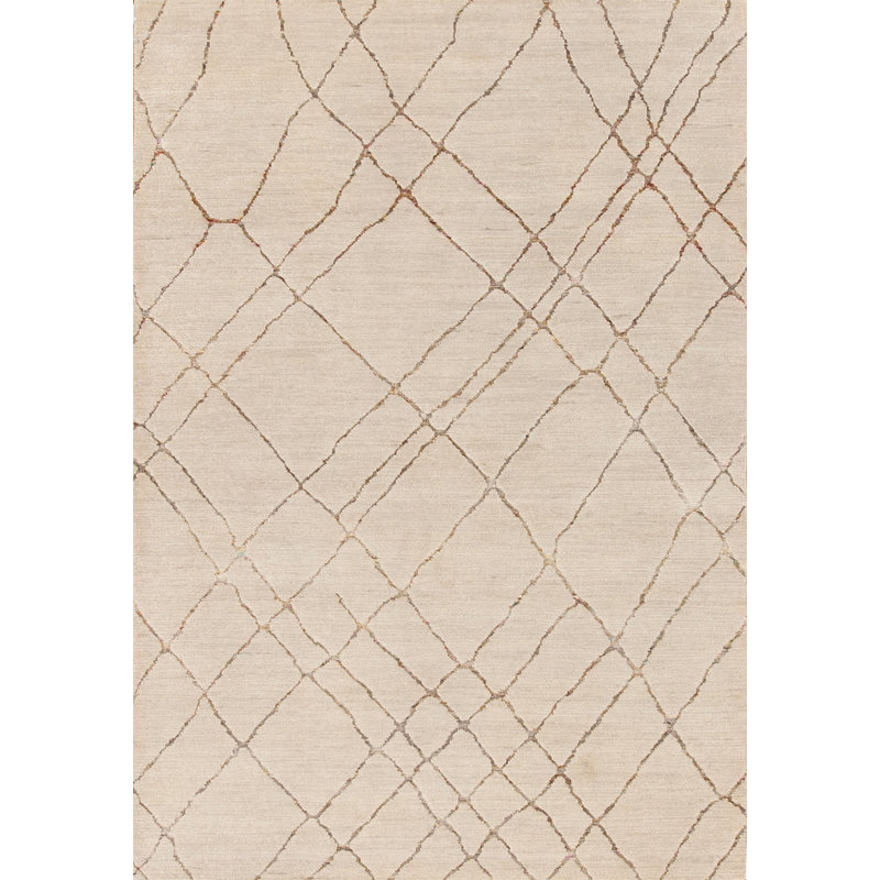 Seville Hand Knotted Area Rug, Rectangle 6' x 9'
