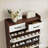 Shoe Cabinets, Modern Walnut Brown 3 Flip Doors 2 Drawers Large Storage Narrow MDF | Walnut Brown | Hallway-1057207877