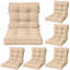 Coussins de siège / dossier d'extérieur et d'extérieur 24 X 24, coussins seulement (ensemble de 6)-129903742-129903748
