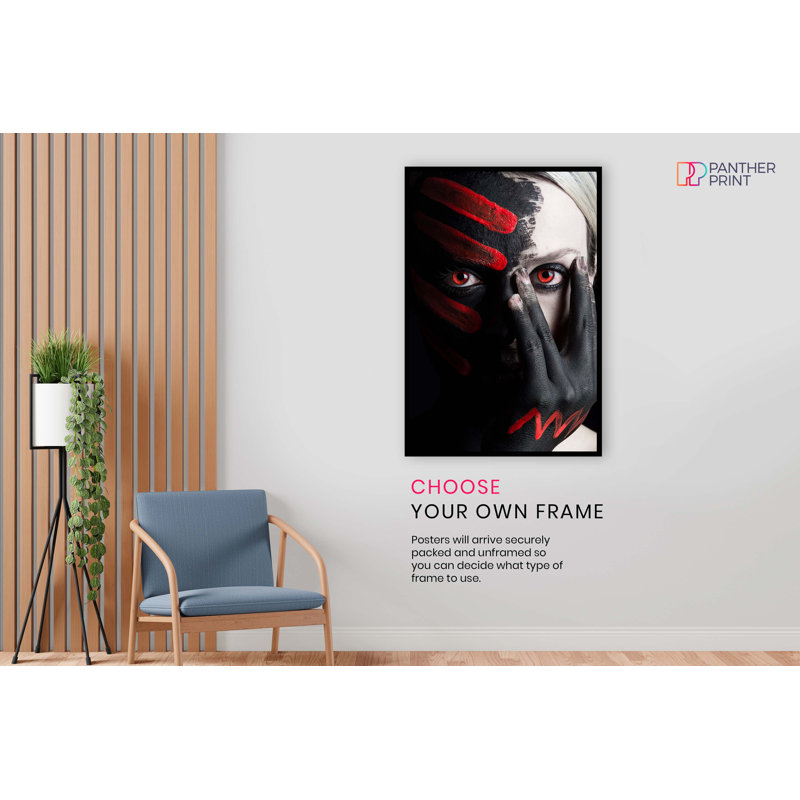 Woman Face - No Frame Print, 46cm H x 31cm W