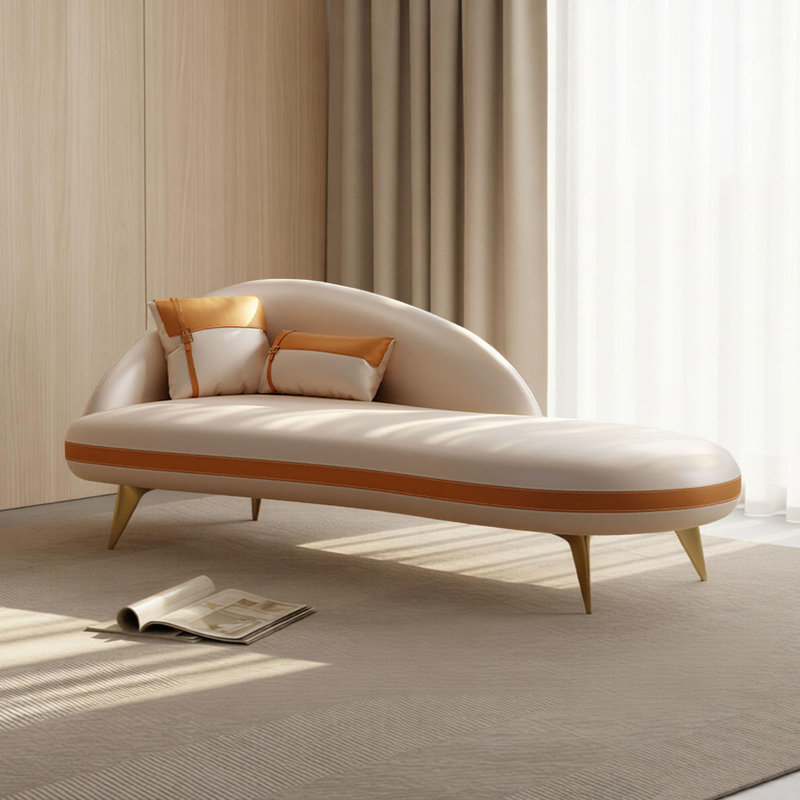 Chaise longue, Beige