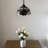 Kleist Tiffany Pendant Lighting Fixture Red Orange Blue Stained Glass Rose Flowers LED Bulb 12"W*12"D*60"H-1638435874