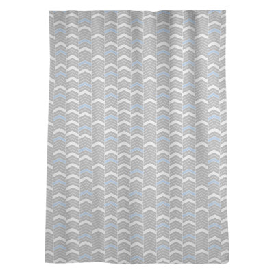 Panneau de rideau simple à passe-tringle à chevrons Stephenie