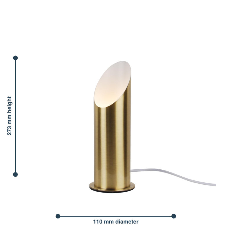 Abderraouf 27.3cm Floor Lamp Set, Antique Brass