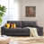 Polyester gris foncé est en rupture de stock