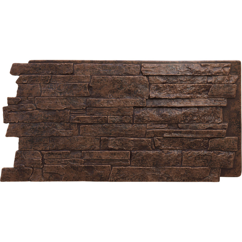 EverStone Acadia Ledge Faux Stone Panel, Sequoia Valley