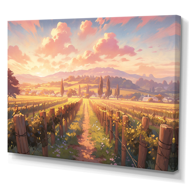 Valley Getaway III - Imprimé, H 16 po x l 32 po x P 1 po, Toile tendue