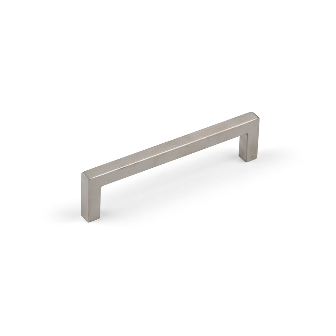 Rackhams Brushed Nickel Square Cabinet Handles - 128Mm Handle - Image 2