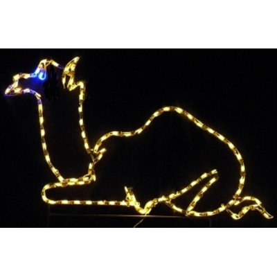 Sitting Camel Nativity Christmas Holiday Lighted Display