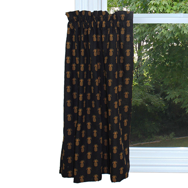 Geometric Ruffled Window Valance