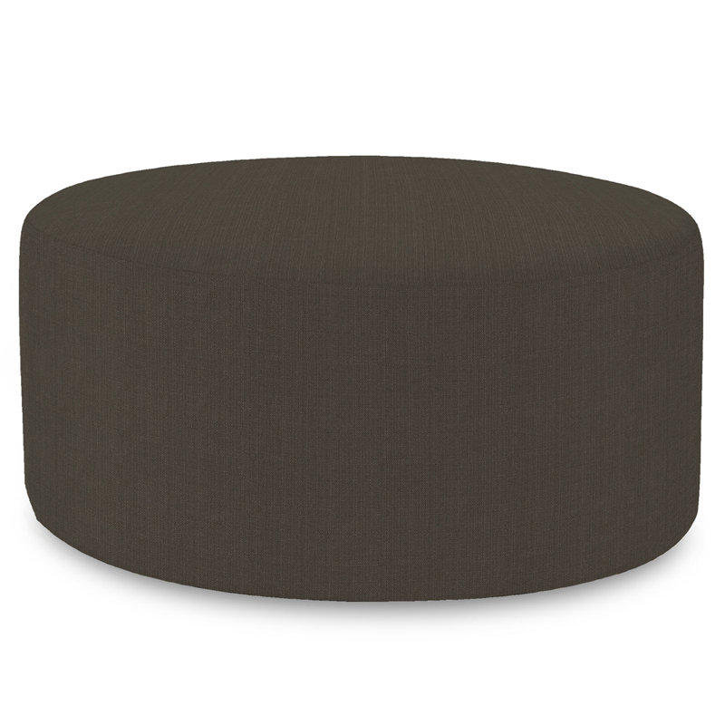 Housse pour repose-pieds à coussins carrés / rectangulaires Dianaliz, Gris charbon argenté
