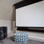 Écran de projecteur mural / de plafond électrique 16: 9 Daig. 110 po Saker