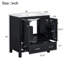 Meuble-lavabo simple avec plateau Hymir 30,01-297457297