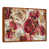 Toile avec cadre flottant brun