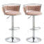 Tabouret de bar pivotant avec dossier Ginko-879315297-882844512