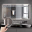 Miroir d'appoint à DEL pour salle de bain Miroir d'appoint pour salle de bain avec lumières frontales