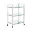 Ava Acrylic Bar Cart with Wheels-17434411