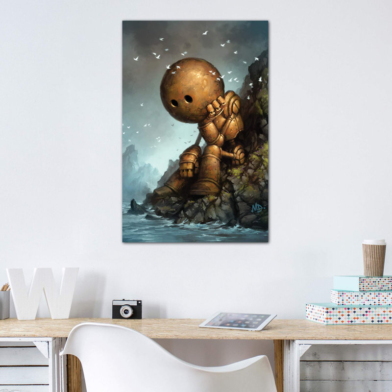 Décoration murale pour enfants Introversion, Toile tendue, H 60 po x l 40po x P 1,5 po