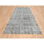 Tapis de couloir oriental gris clair en laine naturelle nouée à la main 6 pi 2 po x 12 po x 6 po x 12 po 53E1D80BC29642D8A7FC2370022A4A9F
