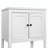 Chasie 24 " W Freestanding Standard Free Standing 1 Single Vanity Bathroom Vanity With Ceramic Top