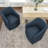  25" Wide Modern No Assembly Linen Barrel Back Upholstered Dining Armchair with Interchangeable Casters & Fixed Feet (Set of 2)-1154927049