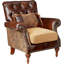 Fauteuil capitonné Annalina