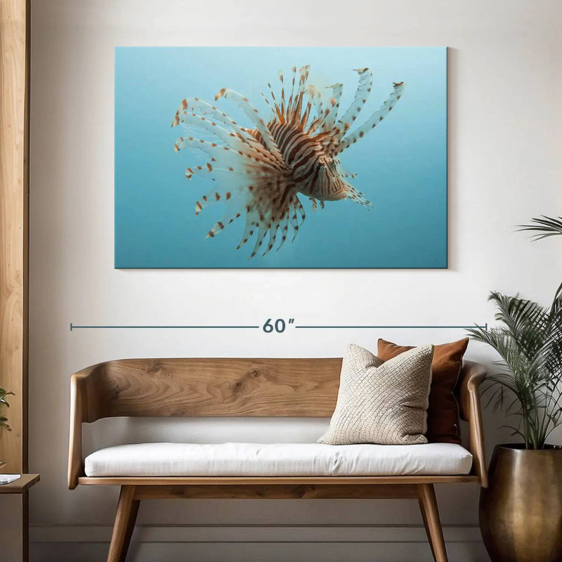 Brampt Underwater Lionfish Figure, 32" H x 48" W