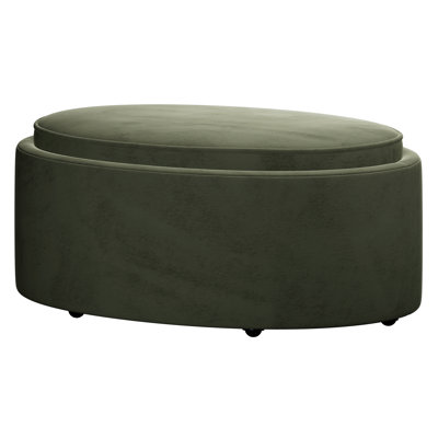 Reversible Tray Top Storage Ottoman