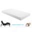 Matelas en mousse viscoélastique imprégnée de gel de très grande taille 10 pouces, ferme, blanc, matelas dans une boîte