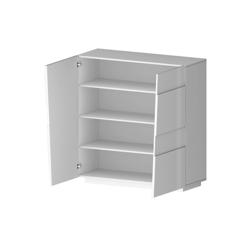 Morra Manufactured Wood Wardrobe, White