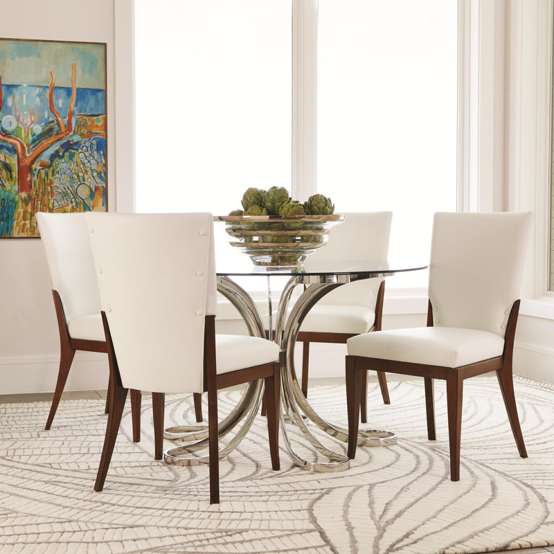 Opera 18.75'' H Upholstered Side Chair, White