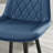 Simsbury Velvet Modern Counter Bar Stools with Tapered Metal Legs & Quilted Diamond Stitching-93802352-93802363