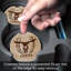 Ensemble de 2 sous-verres en pierre Western