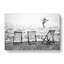 Seagull Flying Over Brighton Beach Painting - Wrapped Canvas-56654302