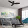 48'' DC Motor Flush-Mounted Ceiling Fan With Remote Control