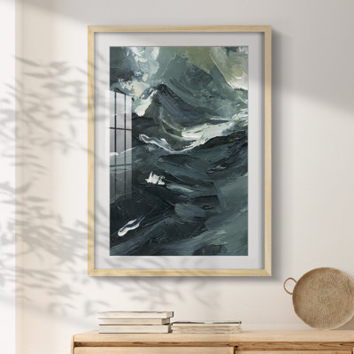 Perdus dans la mer I - impression encadrée