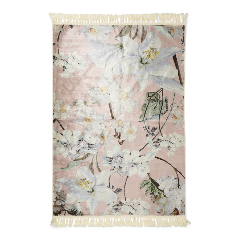 Rosalee Floral 120cm X 180cm Area Rug