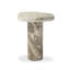 Zion End Table-Merlot Marble-62685723-62685703