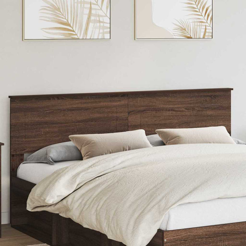 Headboard, King, Brown Oak