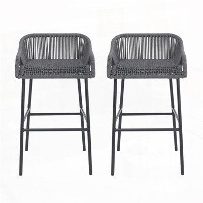 Outdoor Patio Rope Bar Stool