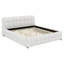 Élégante base de lit tapissier plateforme, tête de lit confortable, durable et stable-1050663973