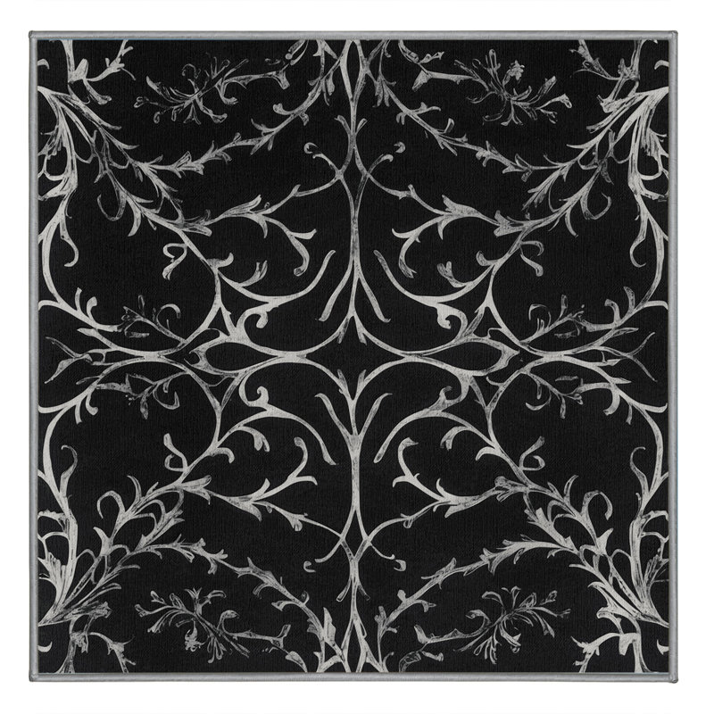 Smoky Petals Rug, Round 6'