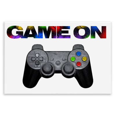 Controller Game On Splatter Wall Plaque, design by Marcus Prime