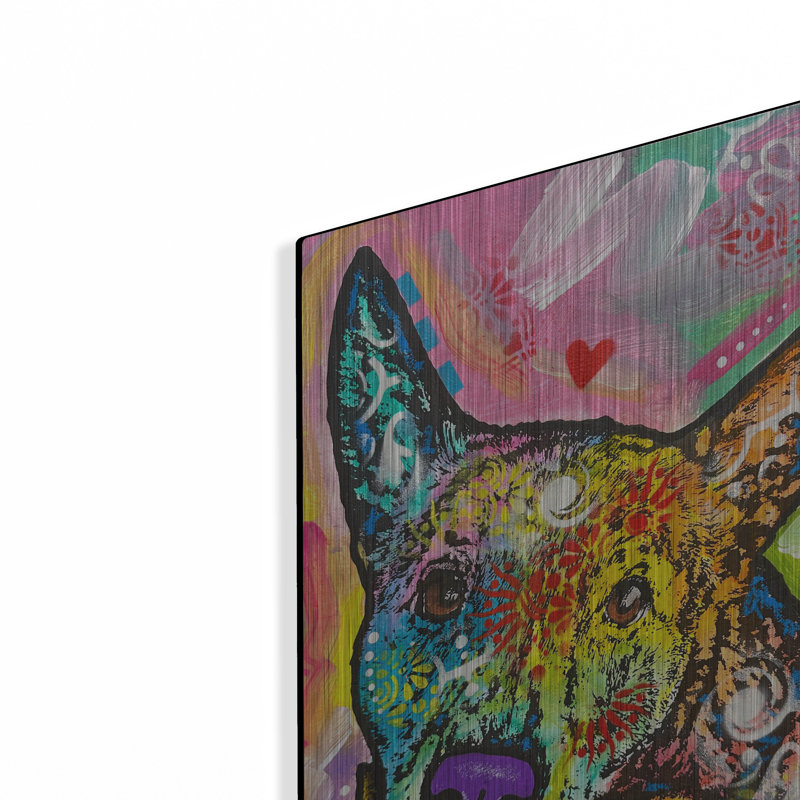 Red Barrel Studio «Wishbone» par Dean Russo, art mural en métal, H 16 po x l 12 po