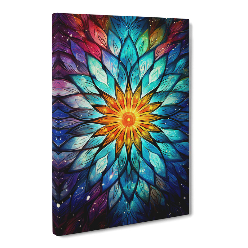 Mandala Abstract - Wrapped Canvas, 76cm H x 50cm W x 3cm D