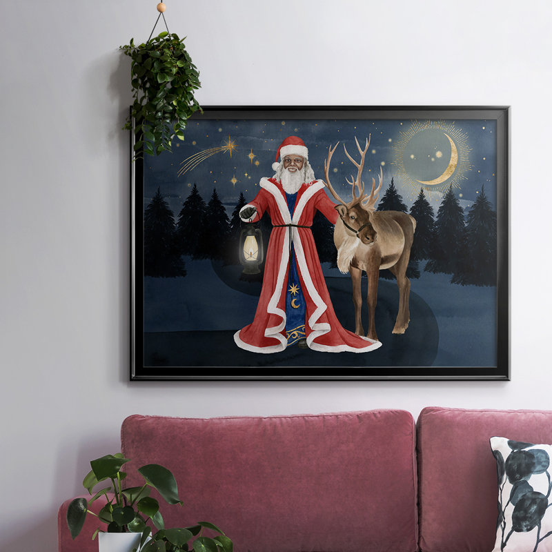Céleste collection de Noël A, Noir, H 26 po x l 38 po x P 1,5 po