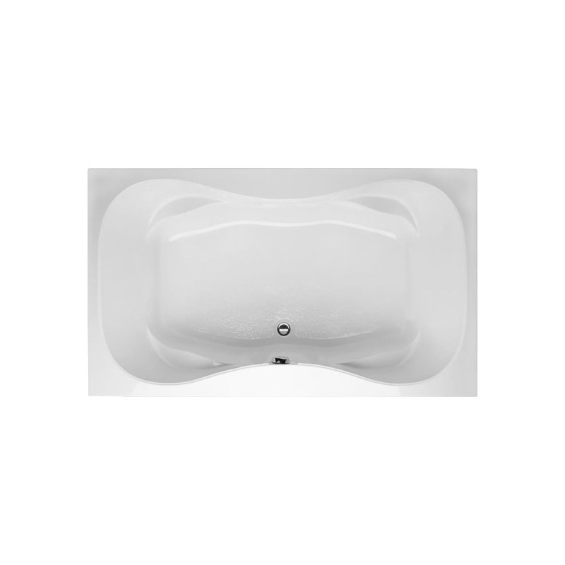 Evansport 60'' L Soaking Bathtub, White, Matte Black