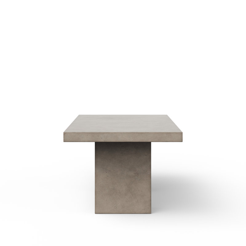 Table de salle à manger Kareen, Gris foncé, Table de comptoir (hauteur de 36,25 po), L 95 po x l 47 po