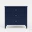 Table de chevet cannelée à 3 tiroirs, grande table de bout moderne pour chambre à coucher-131561512